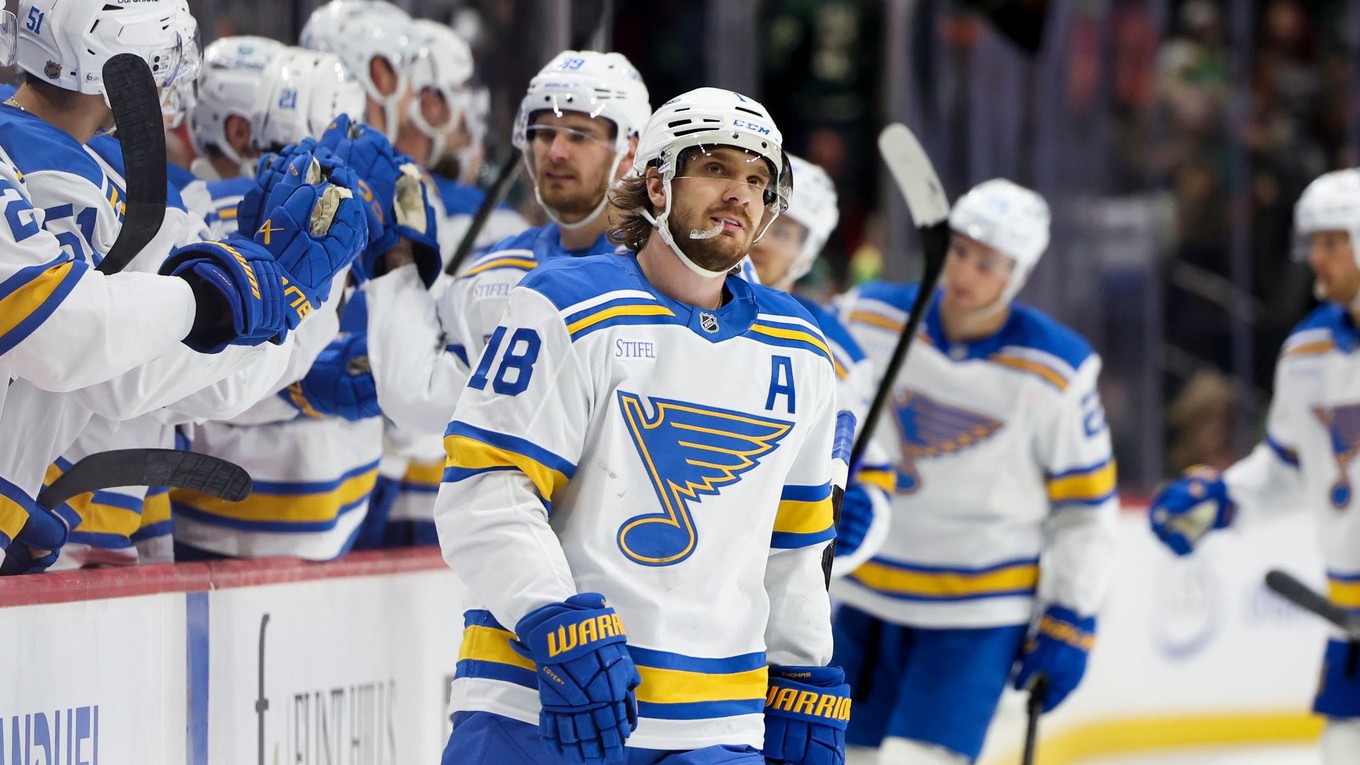 Robert Thomas v drese St. Louis Blues.