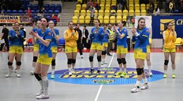 Na snímke hráčky Michaloviec.