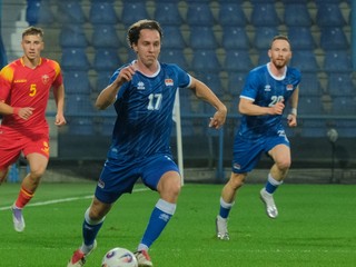 Fotka zo zápasu Čierna Hora - Lichtenštajnsko.