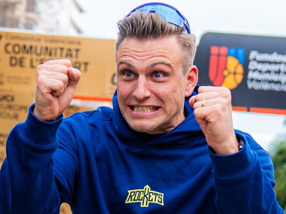 Marcel Kittel v pozícii trénera tímu Unibet Rose Rockets. 