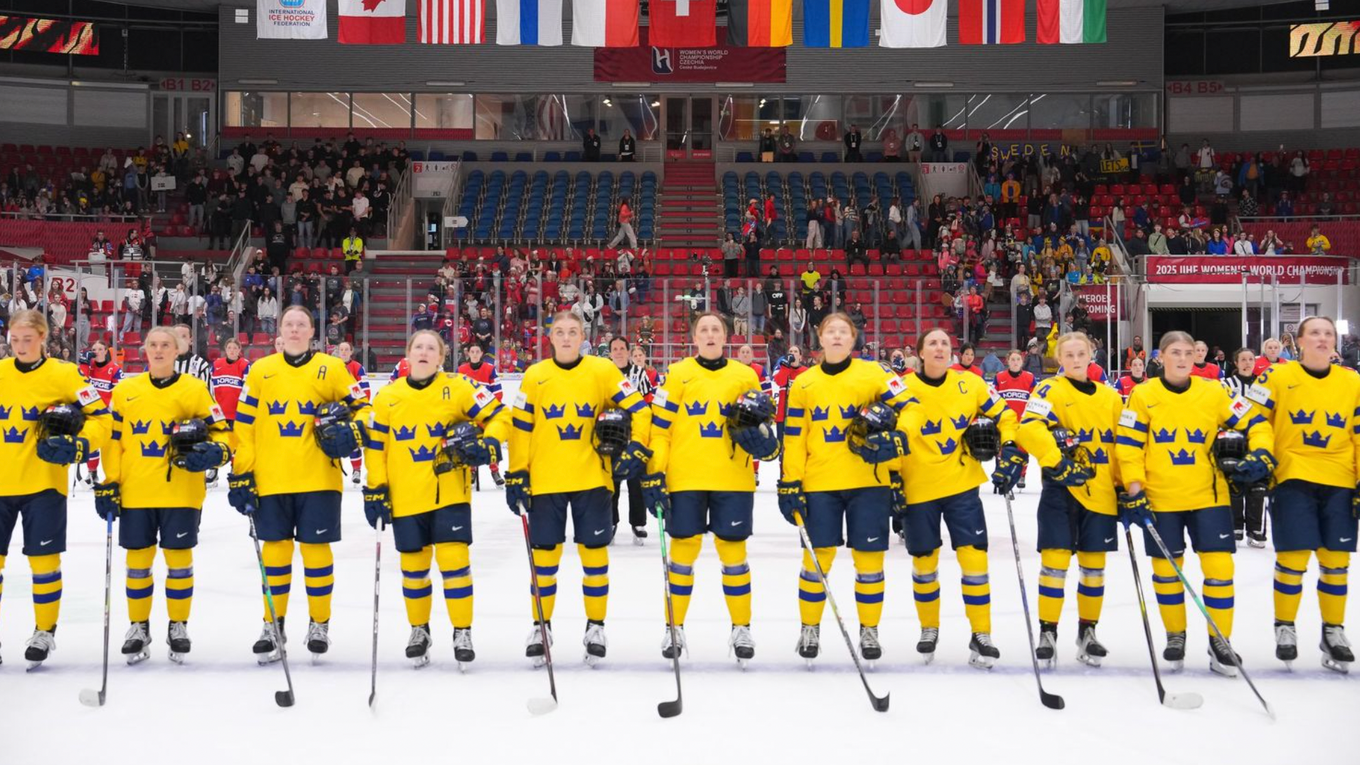 Hokejistky Švédska. 
