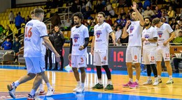 Basketbalisti Spišskej Novej Vsi. 