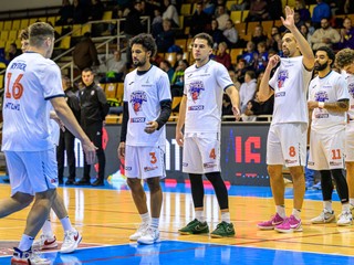 Basketbalisti Spišskej Novej Vsi. 