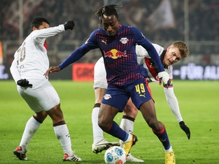 Záber zo zápasu FC St. Pauli - RB Lipsko