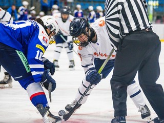 Momentka zo zápasu Slovensko - Holandsko v rámci IIHF European Cup of Nations 2026.