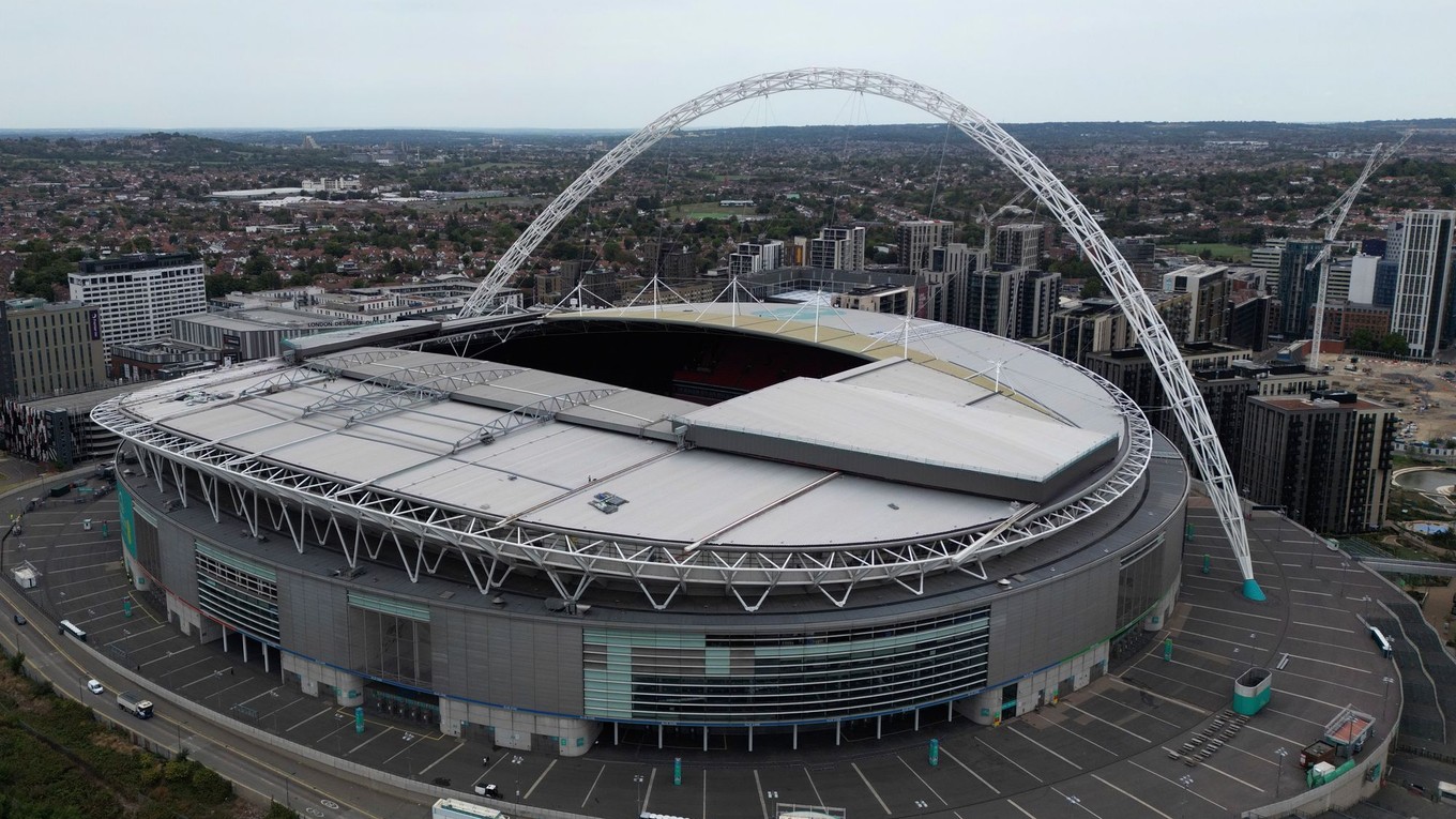 Štadión Wembley.
