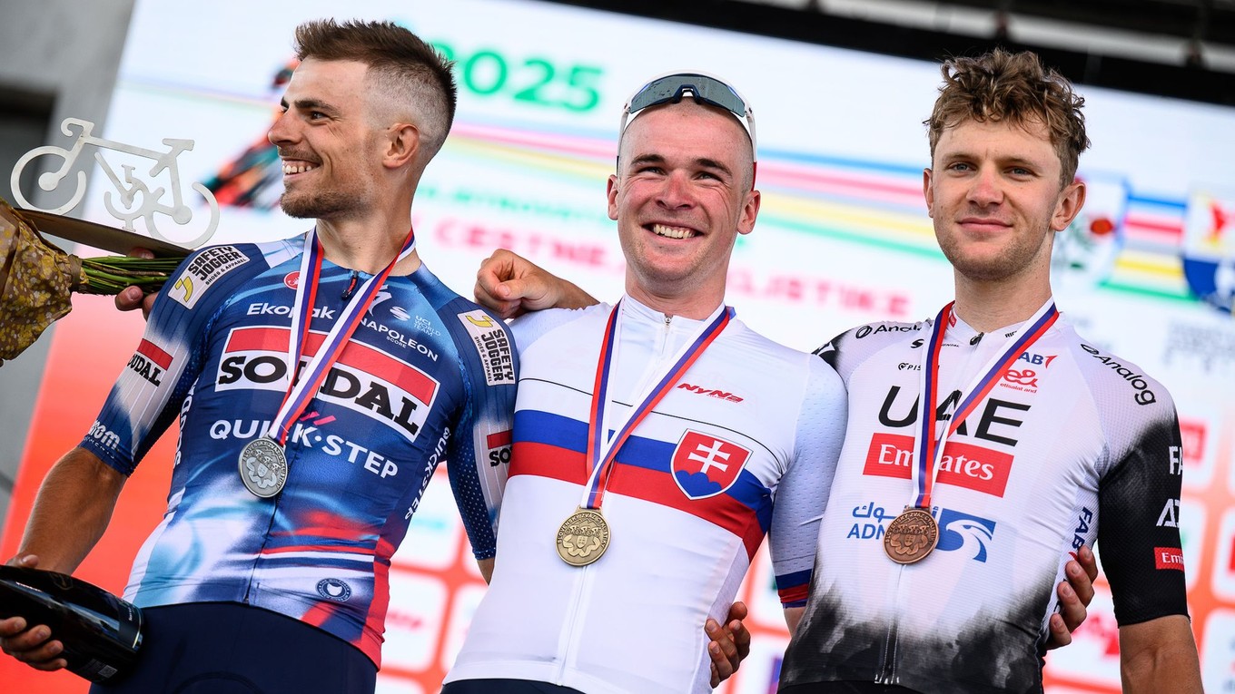 Lukáš Kubiš obhájil titul a stal sa majstrom Slovenska v cyklistike.