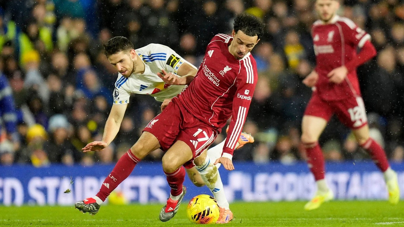 Momentka zo zápasu Liverpool - Leeds