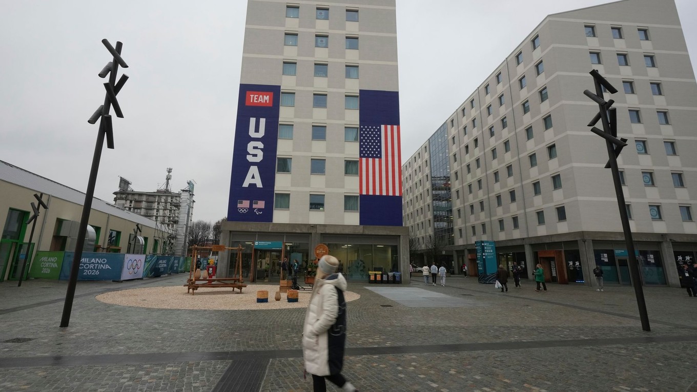 Dom amerických športovcov v olympijskej dedine