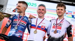 Lukáš Kubiš obhájil titul a stal sa majstrom Slovenska v cyklistike. 