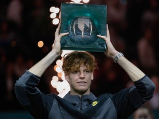 Jannik Sinner vyhral turnaj ATP v Rotterdame 2024.