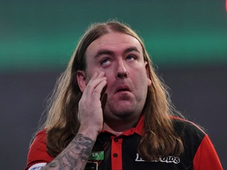 Ryan Searle počas MS v šípkach 2026.