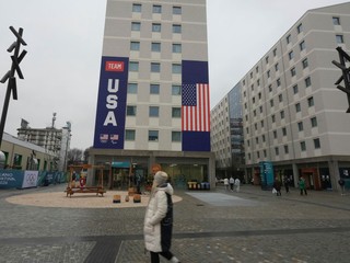 Dom amerických športovcov v olympijskej dedine