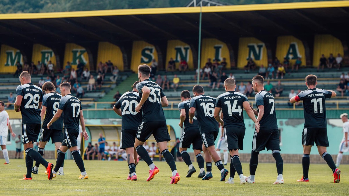 Futbalisti MFK Snina.