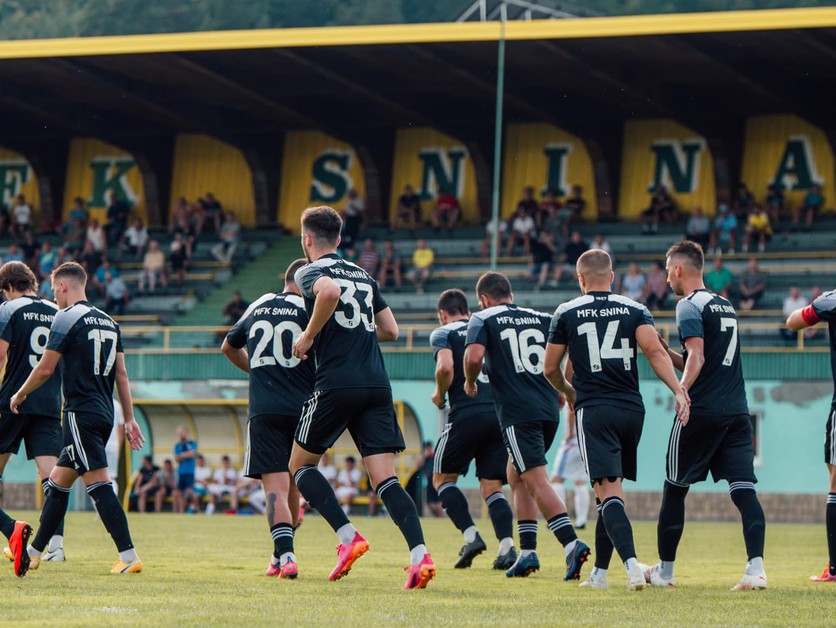 Futbalisti MFK Snina.