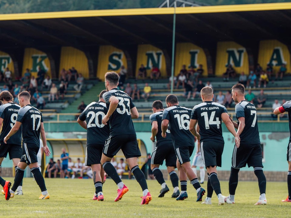 Futbalisti MFK Snina.