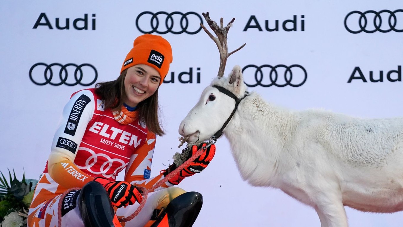 Petra Vlhová dostala ďalšieho soba za triumf v slalome vo fínskom Levi.