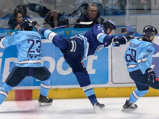 Fotka zo zápasu Nitra - Slovan Bratislava.