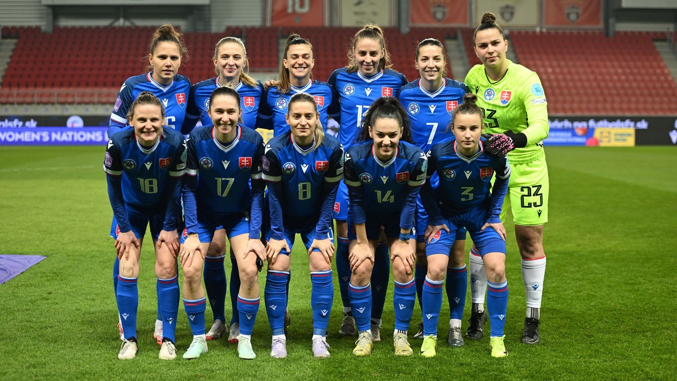 Hráčky základnej jedenástky Slovenska.