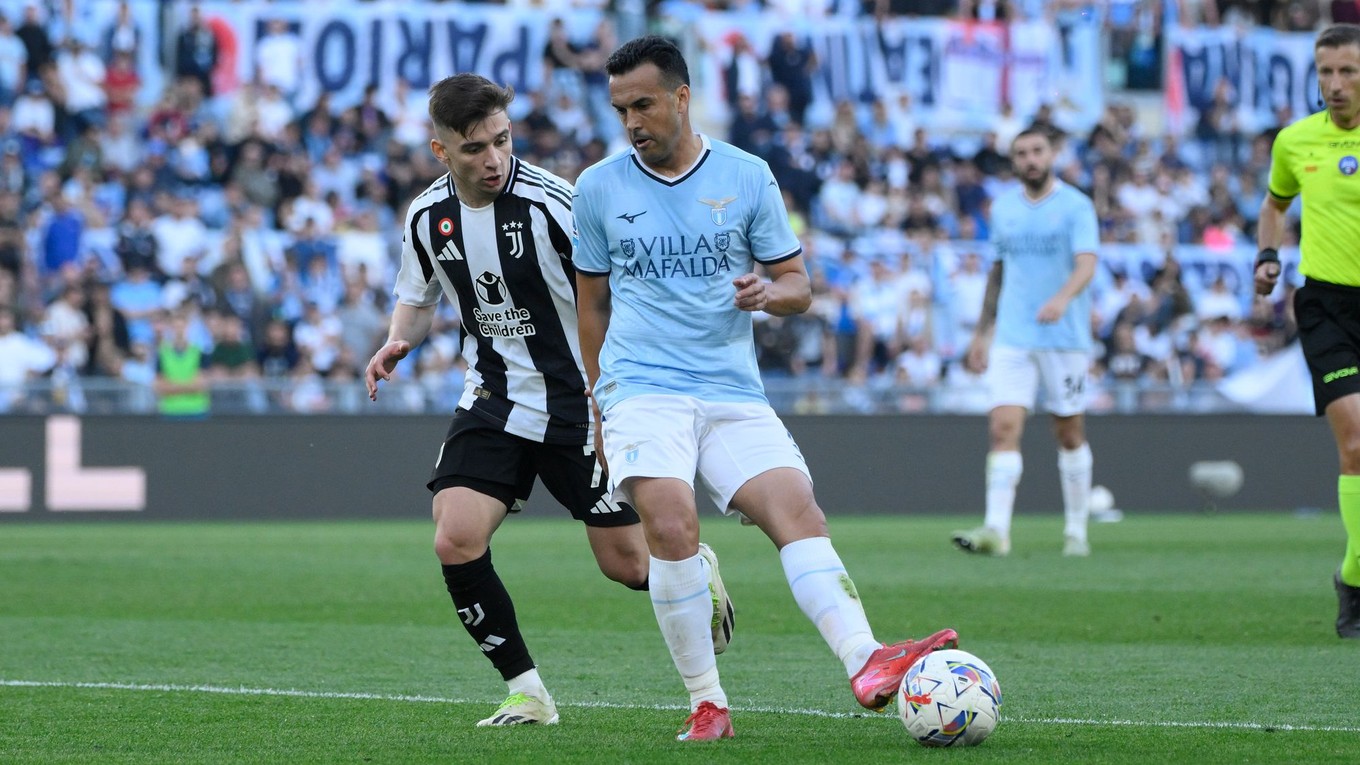 Momentka zo zápasu Lazio - Juventus