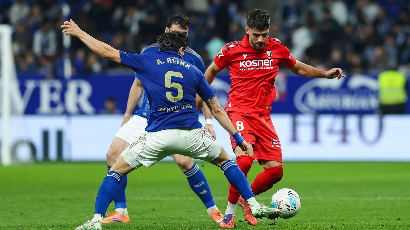 Momentka zo zápasu Oviedo - Osasuna 