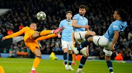 Fotka zo zápasu Manchester City - Real Madrid.