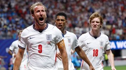 Harry Kane oslavuje gól