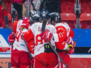 Radosť hráčov HC Olomouc.