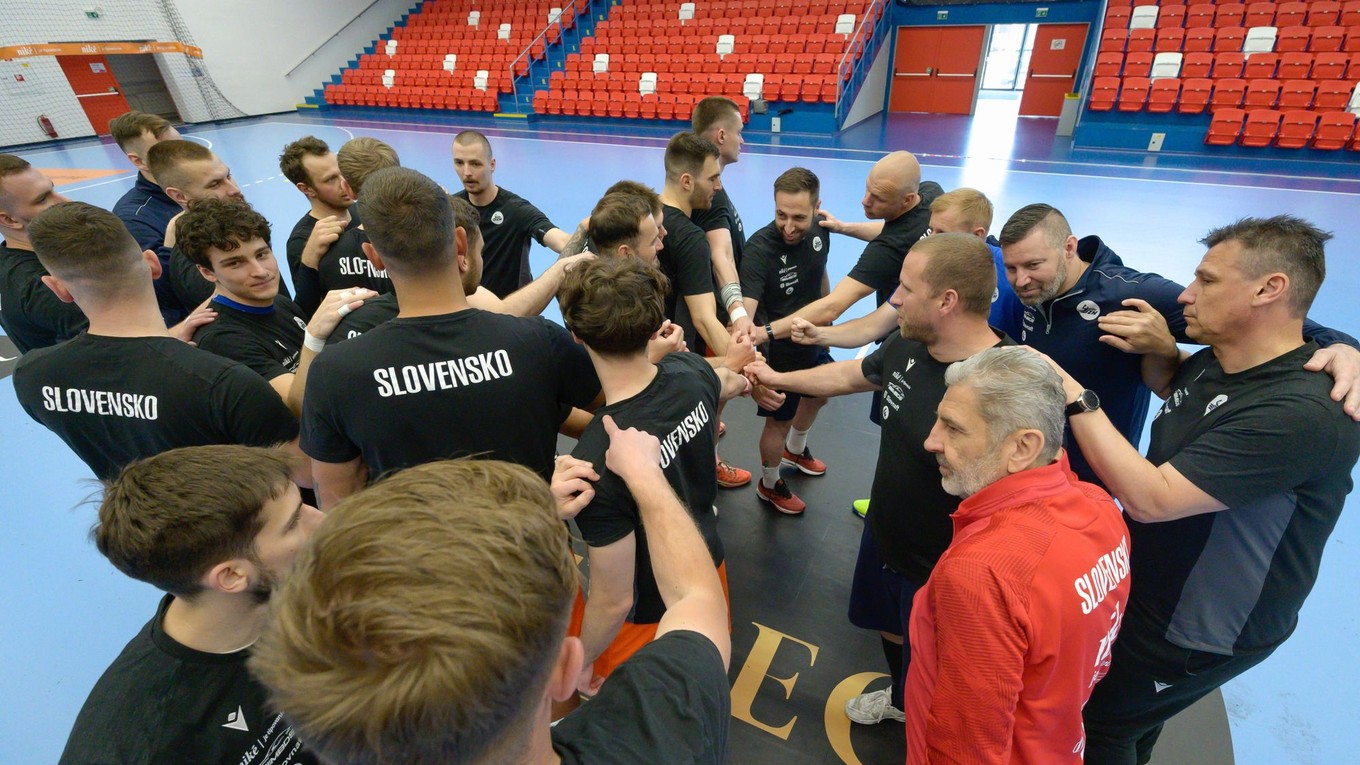 Slovenskí hádzanári.