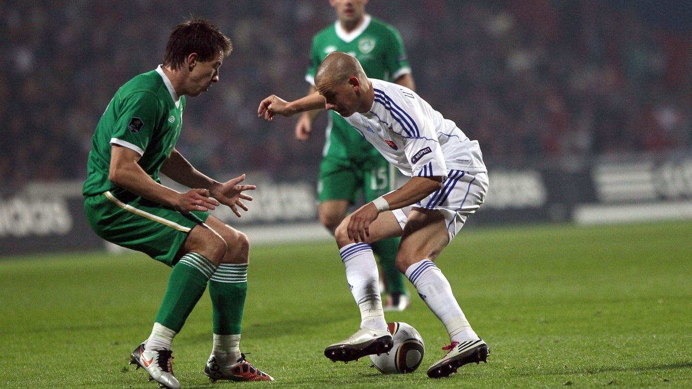 Vladimír Weiss (v bielom). 