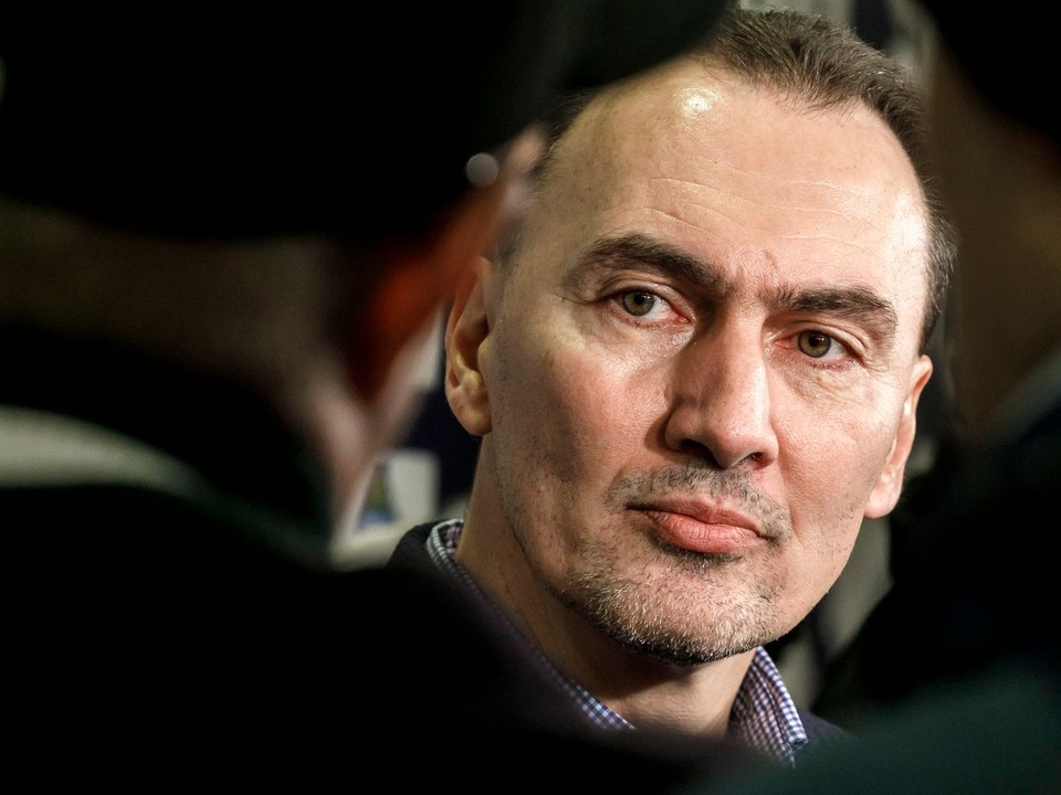 Šéf SZĽH a generálny manažér slovenskej reprezentácie Miroslav Šatan.