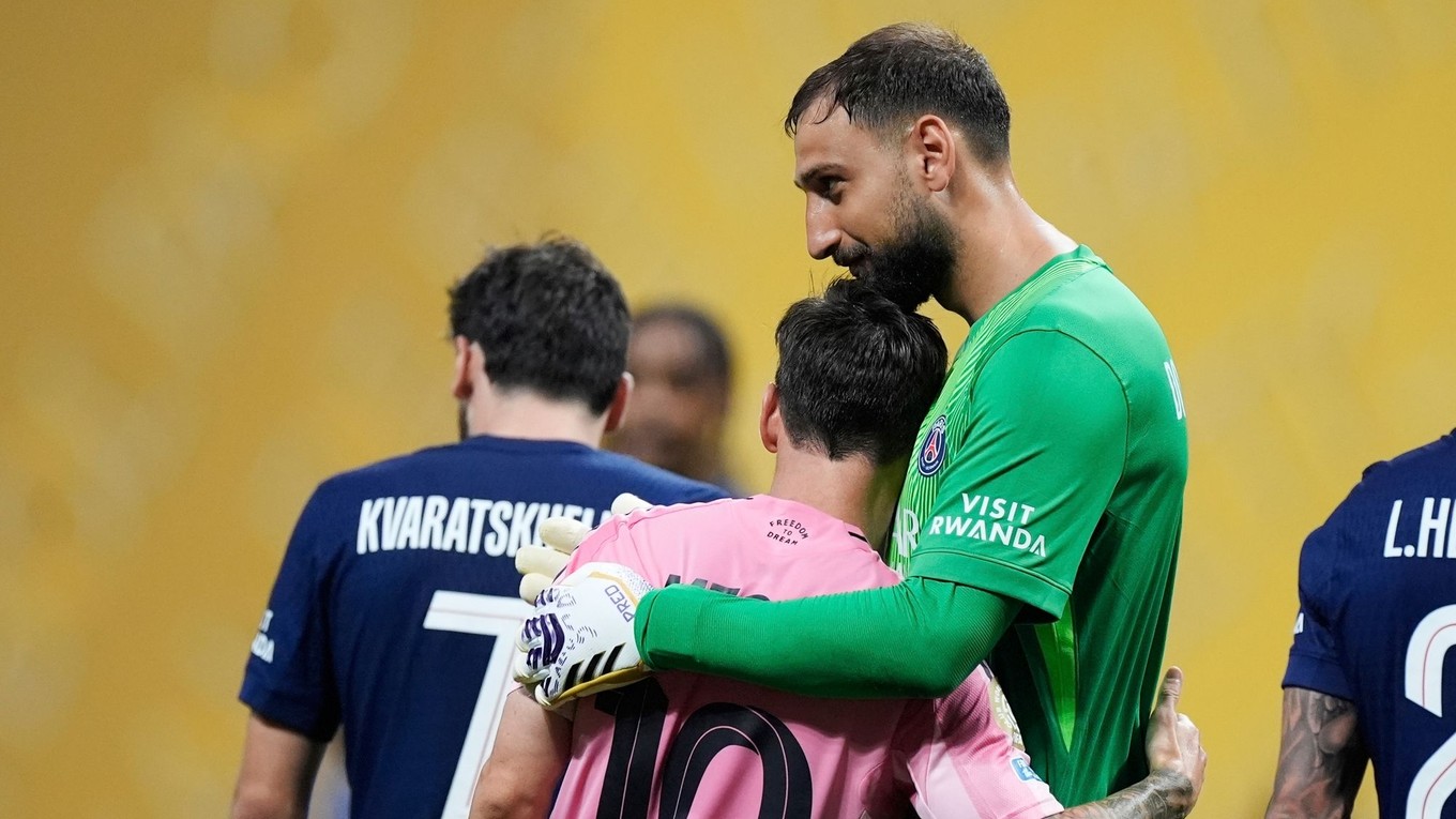 Gianluigi Donnarumma a Lionel Messi