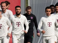 Tréning hráčov Bayernu