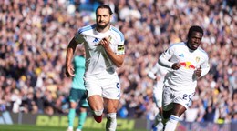 Dominic Calvert-Lewin oslavuje gól. 