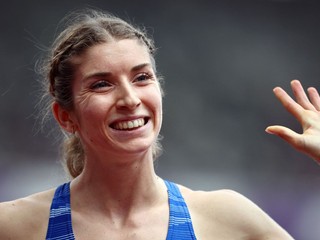Slovenská atlétka Emma Zapletalová počas MS v Tokiu 2025. 
