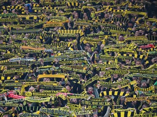 Fanúšikovia Borussie Dortmund.
