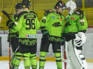 Hokejisti Vlci Žilina.