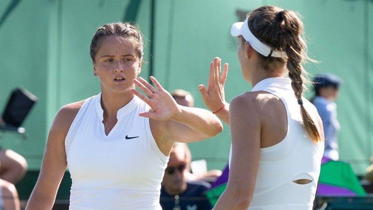 Viktória Hrunčáková a Tereza Mihalíková