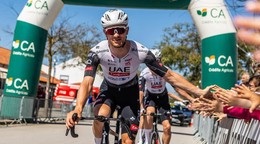 Slovenský cyklista Matthias Schwarzbacher.