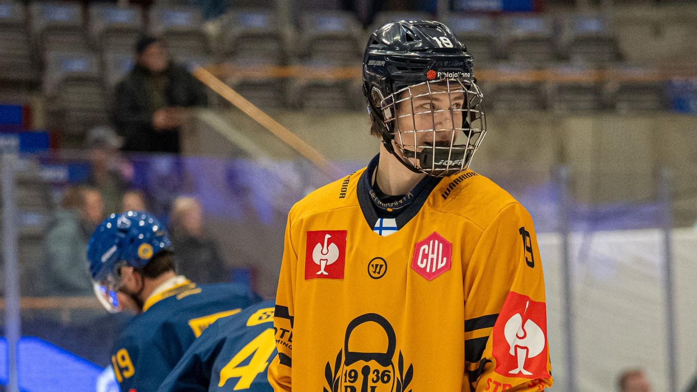 Jakub Floriš v drese Lukko Rauma