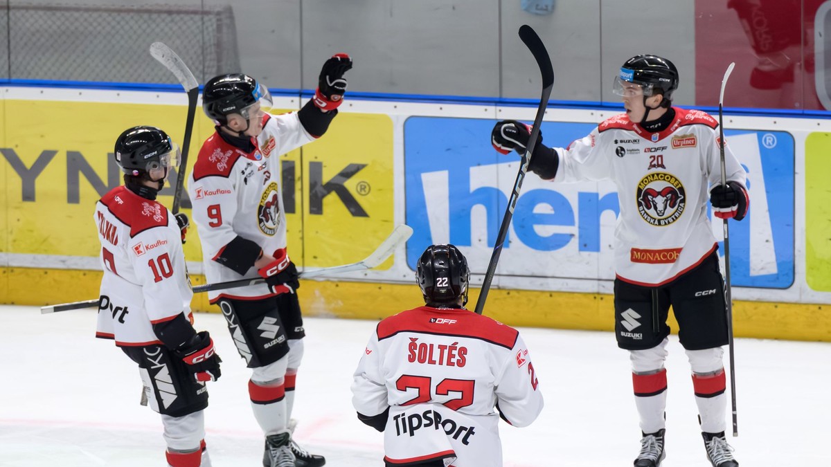 Radosť hráčov Banskej Bystrice.