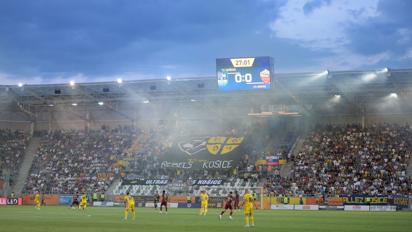 Štadión FC Košice.