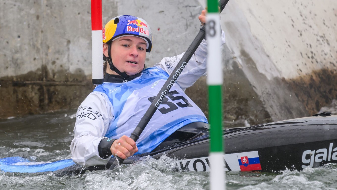 Slovenská vodná slalomárka Zuzana Paňková