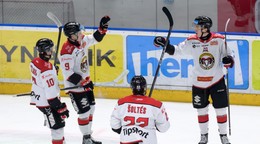 Radosť hráčov Banskej Bystrice.