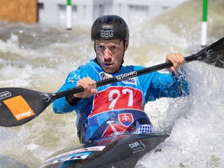 Slovenský kajakár a reprezentant vo vodnom slalome Martin Halčin.