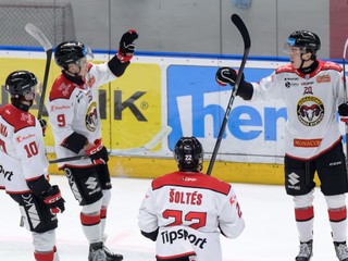 Radosť hráčov Banskej Bystrice.