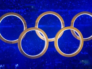 Olympijské kruhy.