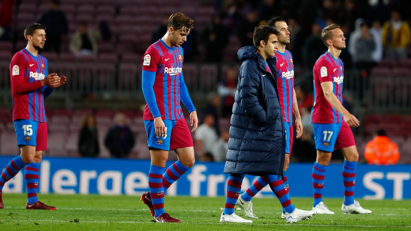 Futbalisti FC Barcelona.