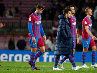 Futbalisti FC Barcelona.