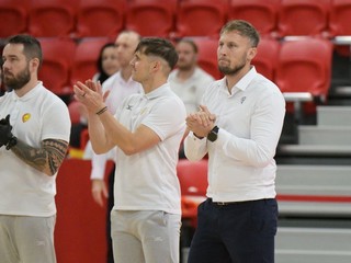 Na snímke tréner Levíc Michal Madzin.